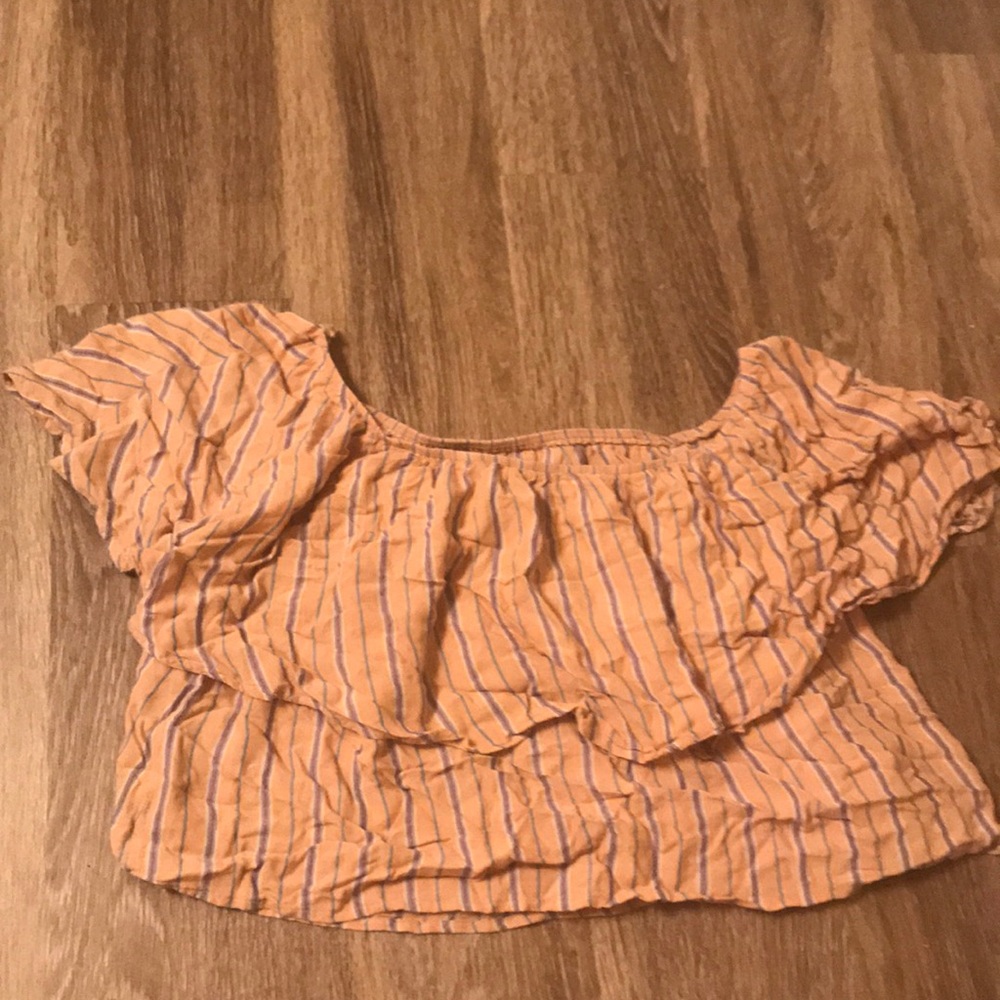 Urban outfitters Over the shoulder crop top